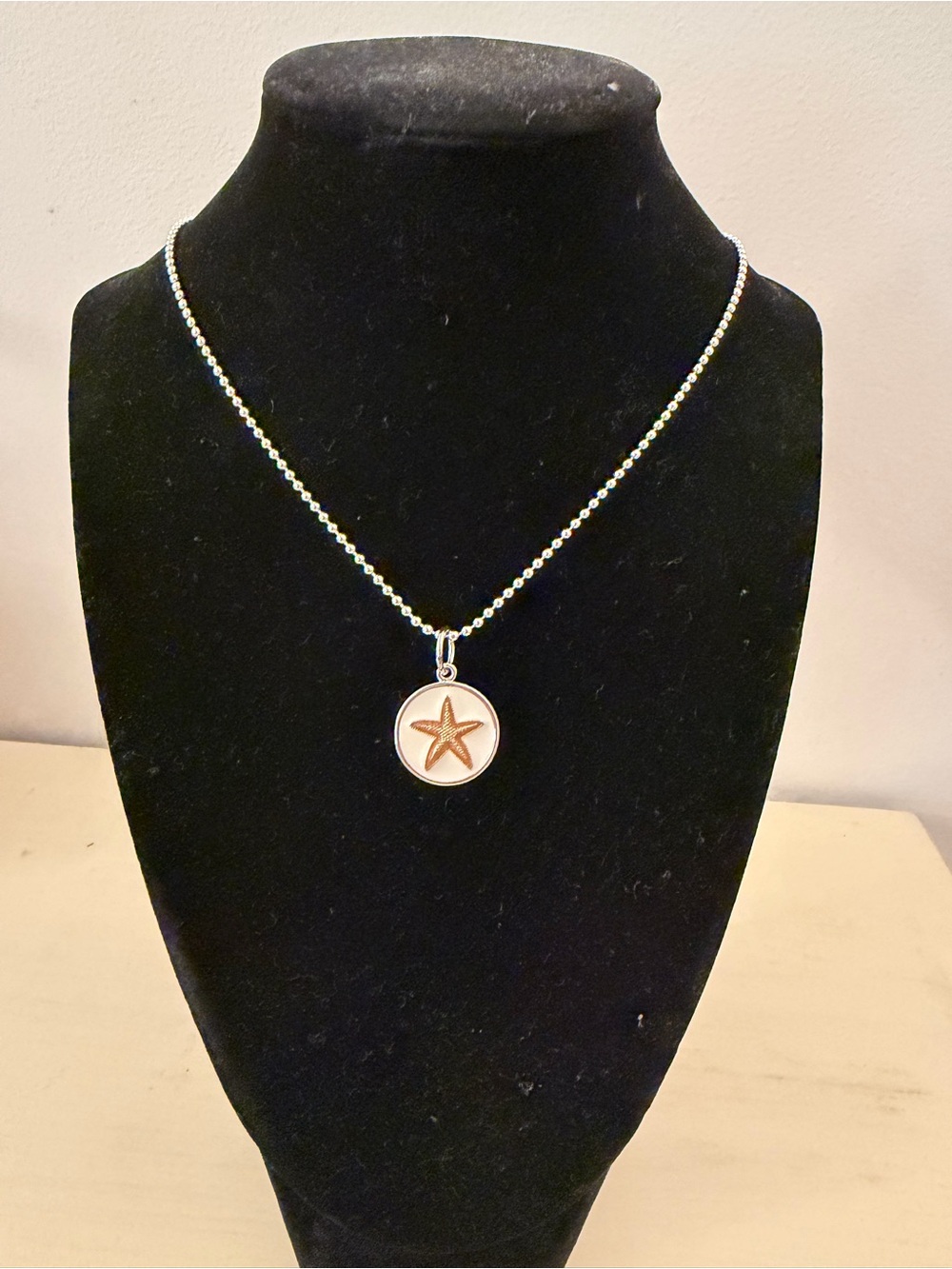 Lola Compant Two-Tone Starfish Pendant CHARM ONLY ( chain sold separate )